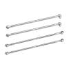 Aluminum 7075-T6 Alloy Upper Link Bar Set for Vanquish 1:10 H10 Optic Kit/Yokohama RTR/Sparco RTR Rock Crawler Upgrades - Silver view 1