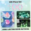 Gcroet 100pcs Mini Glow in The Dark Resin Animals, Mini Penguin Figurines for Miniature Landscapes, DIY Crafts, Fairy Gardens & Party Favors.. view 2
