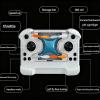 All-Ages Mini Drone with Easy Stunt Flights & 360 Tricks, Mini Drone Beginner-Friendly Stunt Flyer, Remote-Controlled Quadcopter with Altitude Hold, With LED Light (2pcsBlue) view 4