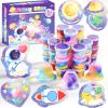 30 Pack Valentine Galaxy Slime Kit with Greeting Cards - Valentines Day Gifts for Kids, Classroom Exchange, School Prizes, Slime Party Favors & Stress Relief Fidget Toys view 1
