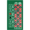 Ulxkmt Roulette Casino Felt Roulette Chip Cloth Roll-up Casino Gambling Mat Entertainment Board Game Cloth view 1