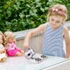 sdybjml Kids Tea Set Includes Portable 330ml Stainless Steel Long Spout Teapot with Filter Screen and 2 70ml Cups for Children Gifts view 3
