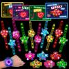 24PCS Light Up Fidget Spinning Bracelets Valentines Day Gifts for Kids School Classroom Funny Valentines Exchange Cards for Toddler Boy Girl Class Valentines Party Favors Treat Bag Stuffers Bulk Toys view 1