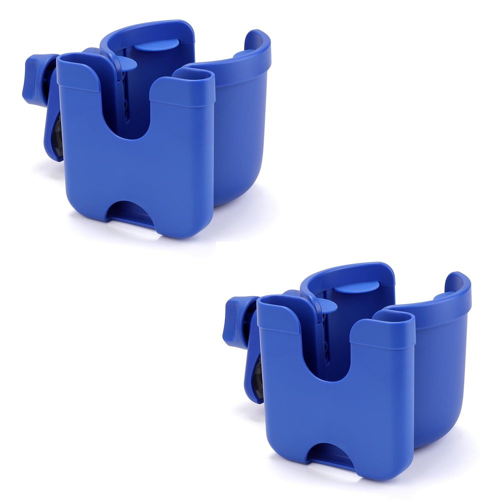 Accmor Stroller Cup Holder with Phone Holder, Bike Cup Holder, Universal Cup Holder for Uppababy Nuna Doona Strollers, 2-in-1 Cup Phone Holder for Stroller, Bike, Wheelchair, Walker, Scooter