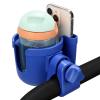 Accmor Stroller Cup Holder with Phone Holder, Bike Cup Holder, Universal Cup Holder for Uppababy Nuna Doona Strollers, 2-in-1 Cup Phone Holder for Stroller, Bike, Wheelchair, Walker, Scooter view 3