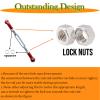 Adjustable 2026 New Stainless Steel Turnbuckles Camber Links Tie Rods with Spacers for 1/10 Traxxas 4X4 Slash VXL,Rustler VXL,Stampede VXL,HossVXL,RC Car Hops Up Parts(Red) view 3