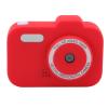 Acouto Compact Camera 1080P HD Dual Lens Small Digital Camera, 2 Inch IPS Screen, 8X Zoom, Cute Compact Camera with Frames, Filters, Games for Travel (Red) view 1
