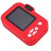 Acouto Compact Camera 1080P HD Dual Lens Small Digital Camera, 2 Inch IPS Screen, 8X Zoom, Cute Compact Camera with Frames, Filters, Games for Travel (Red) view 4