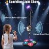 Cyeior The All-in-One Microphone Toy, Kids Microphone with Stand, Adjustable Stand, Speaker & LED Lights, Funny Karaoke Microphones Toy for Singing, Boys & Girls (Pink*Black*Blue) view 4