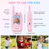 Video walkie-Talkie, 2 Sets of Rechargeable walkie-talkies, Voice Converter, 1000 feet Communication Range, Indoor Entertainment, Camping, Traveling, Birthday Gift (Blue/Pink) view 2