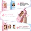 Video walkie-Talkie, 2 Sets of Rechargeable walkie-talkies, Voice Converter, 1000 feet Communication Range, Indoor Entertainment, Camping, Traveling, Birthday Gift (Blue/Pink) view 3
