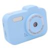 Acouto Compact Camera 1080P HD Dual Lens Small Digital Camera, 2 Inch IPS Screen, 8X Zoom, Cute Compact Camera with Frames, Filters, Games for Travel (Blue) view 2