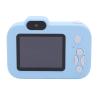 Acouto Compact Camera 1080P HD Dual Lens Small Digital Camera, 2 Inch IPS Screen, 8X Zoom, Cute Compact Camera with Frames, Filters, Games for Travel (Blue) view 4