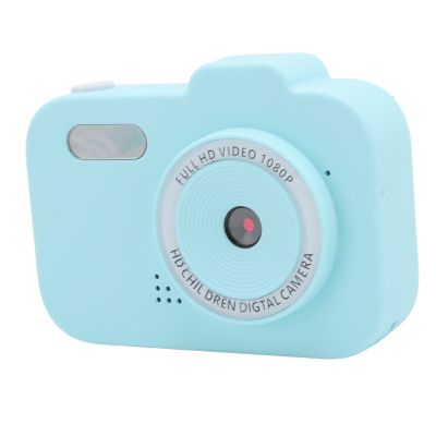 Acouto Compact Camera 1080P HD Dual Lens Small Digital Camera, 2 Inch IPS Screen, 8X Zoom, Cute Compact Camera with Frames, Filters, Games for Travel (Green)