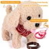 2026 Upgrade Hopping Dog Realistic Robot Puppy,Interactive Electronic Plush Puppy Toy with Realistic Touch Sensing,Voice Mimic,Lifelike Sounds,Tongue & Licking Motion,Christmas Toy Gift for Girls Boys view 4