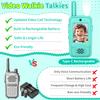 Video Walkie Talkies for Kids, 2 Pack Rechargeable Kids Walkie Talkies Long Range with Flashlight Outdoor Christmas Birthday Toddler Toys Gifts for 3-12 Year Old Boys Girls for Outside, Camping Travel view 3