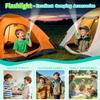Video Walkie Talkies for Kids, 2 Pack Rechargeable Kids Walkie Talkies Long Range with Flashlight Outdoor Christmas Birthday Toddler Toys Gifts for 3-12 Year Old Boys Girls for Outside, Camping Travel view 4
