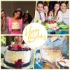 10 PCS Gold Acrylic Happy Birthday Cake Topper, Acrylic Cupcake Toppers, Gold Birthday Decoration Sign for DIY Cake Decor Party Supplies Celebrating Anniversary Party Wedding view 3