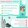 Video Walkie Talkies for Kids, 2 Pack Rechargeable Kids Walkie Talkies Long Range with Flashlight Outdoor Christmas Birthday Toddler Toys Gifts for 3-12 Year Old Boys Girls for Outside, Camping Travel view 3