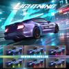 1/43 Scale 2.4G Full Proportional 4WD Mini RC Drift Car with LED Lights, 15KM/H High Speed Remote Control Racing Model, Desktop Drift Car for Adults and Hobbyists - Gyro Version view 3