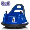 LUIBAS Electric Kids Car Ride On Bumpin Bumper Car for Boys and Girls, 12V Electric Bumper Car Toy Gifts W/Parent Remote Control, 360 Spin, Music and Bright LED Lights, Dark Blue view 1