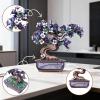 Ulieer Wooden Flower 3D Puzzles for AdultsDIY Crafts Bonsai Tree Building Set, Artificial Flower Decorations, Artificial Plant Model Toy for Desk or Home DecorBirthday Valentine's Day view 2