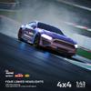 1/43 Scale 2.4G Full Proportional 4WD Mini RC Drift Car with LED Lights, 15KM/H High Speed Remote Control Racing Model, Desktop Drift Car for Adults and Hobbyists view 3