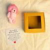 4 Pcs Handmade Little Pocket Bear in Box, My Little Worry Bears, Cute Mini Plush Worry Bears with Emotional Uplifting Support Card - Tiny Bear in A Box for Lovers view 4