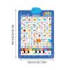 Bilingual Talking Wall Chart for Kids | Audio Wall Alphabet Poster for Kids | English & Spanish Learning Poster with Piano & Songs | Electronic Interactive Alphabet Walls Chart for Boys & Girls view 2