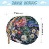 YETTASBIN Daisy Flower Portable Pacifier Holder Case with Metal Hook Buckle & Zipper for Diaper Bag and Stroller, Versatile All-in-One Travel-Friendily Baby Pacifier Pouch for Boy Girl view 3