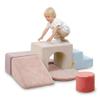 BanaSuper Kids Climbing Foam Blocks Playset - 7 Piece Toddler Climbing Toys, Indoor Gross Motor Development Montessori Gross Motor Toy for Babies & Toddlers (Pink&Blue) view 1