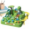 Jungle Dinosaur Adventure,Dinosaur Train Sliding Game,Car Track Toy,Christmas Adventure Theme Racing Track for Kids Boys Girls Birthday Home School Kindergarten Floor view 1