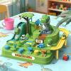 Jungle Dinosaur Adventure,Dinosaur Train Sliding Game,Car Track Toy,Christmas Adventure Theme Racing Track for Kids Boys Girls Birthday Home School Kindergarten Floor view 2