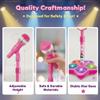 The All-in-One Microphone Toy, 2026 New Kids Karaoke Machine Toys with Adjustable Stand, Colorful Lights, and Echo Effect, for Boys and Girls Christmas Birthday (2PCS B) view 4