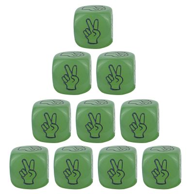 10Pcs/Pack 20mm Party Sieves Props Game Dices Board Props Finger Guessing Entertainment Game Dices