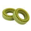 POENVFPO RC Tire Inserts, Silicone Dual Layer Hollow Structure Inserts for 1.0in Tires, Enhances Stability and Traction for RC Cars and Crawlers (Green) view 1