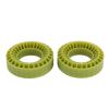 POENVFPO RC Tire Inserts, Silicone Dual Layer Hollow Structure Inserts for 1.0in Tires, Enhances Stability and Traction for RC Cars and Crawlers (Green) view 2