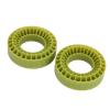 POENVFPO RC Tire Inserts, Silicone Dual Layer Hollow Structure Inserts for 1.0in Tires, Enhances Stability and Traction for RC Cars and Crawlers (Green) view 3