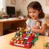 Jungle Dinosaur Adventure,Dinosaur Train Sliding Game,Car Track Toy,Christmas Adventure Theme Racing Track for Kids Boys Girls Birthday Home School Kindergarten Floor view 2