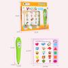 ASHATA Electronic English Book with Learning Pen Early Education Enlightenment Puzzle Reading Book (Colorful) view 2
