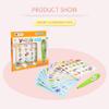 ASHATA Electronic English Book with Learning Pen Early Education Enlightenment Puzzle Reading Book (Colorful) view 3