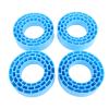 POENVFPO Silicone RC Tire Insert 4 Pack for 1.55 Inch Tires, Lightweight Hollow Design for Enhanced Grip and Shock Absorption, Ideal for Offroad Muddy Sandy Terrain Advanced Players (Blue) view 2