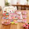 Little Girls Tea Set, with Colorful and Charming Design, 24x15.8cm, Educational Play Food Toy, Interactive Pretend Tea Party Kit, Engaging, for Children Ages 3-6 view 3