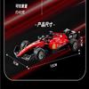 1:64 Scale Formula Racing RC Car, Die-Cast Metal Alloy, Red F1 Style, 2.4GHz Remote Control with LED Lights, 4.7" L x 1.97" W x 0.98" H (Blue-White) view 2