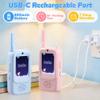 Video Walkie Talkies for Kids - 2 Pack Rechargeable with 6 Voice Changer & HD Screen, Long Range Toddler Toys for Camping, Indoor, Outdoor Games, Hiking, Travel - Birthday for Boys Girls Ages 3-12 view 3