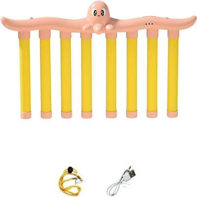 Reflex Drop Sticks Challenge Game with Remote Control - 3 Adjustable Speed Modes, Hand-Eye Coordination & Reaction Training Toy, Fun Catch Falling Sticks Game for Kids, Adults (Pink)