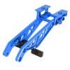 Aluminum Rear Wing Mount for Arrma V6 Version 6S1/8 KRATON &1/8 KRATON EXB&1/8 Notorious,ARA320758 Heavy Duty Rear Wing Bracket Support HD Brace Support Upgrade Part-Blue view 1
