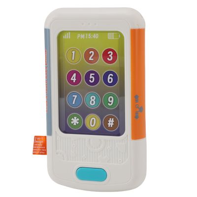 Fdit Baby Sound Effect Sliding Telling Story Mobile Phone Toy for Toddlers, Musical Learning Play Mobile Phone for Early Education