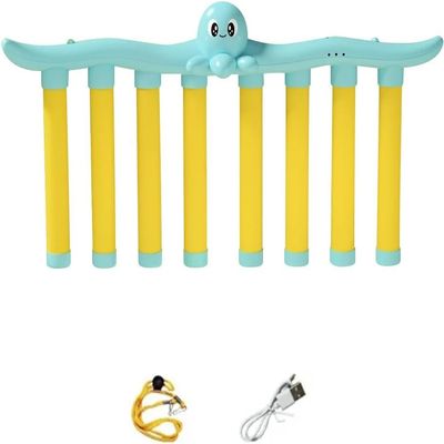 Reflex Drop Sticks Challenge Game with Remote Control - 3 Adjustable Speed Modes, Hand-Eye Coordination & Reaction Training Toy, Fun Catch Falling Sticks Game for Kids, Adults (Light Blue)