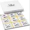 Aliz Collection Acrylic Tic Tac Toe Set - Luxury Tic Tac Toe Table Decor - Modern Coffee Table Game & Clear X and O Pieces - Decorative Acrylic Game for Home or Office - 10.23 x 10.23 x 1.06 Inches view 1